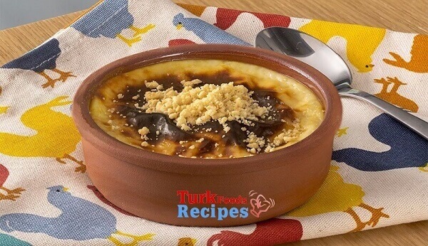 Baked Rice Pudding Sütlaç Recipe. Turkish Sütlaç. Sütlaç dessert.