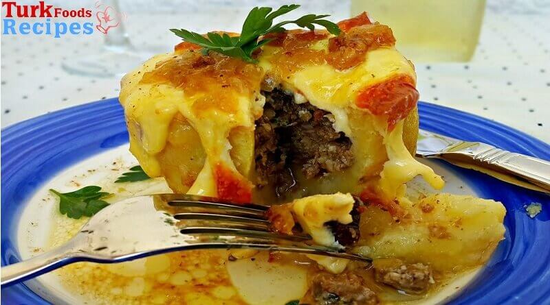 Stuffed Potatoes with Meat