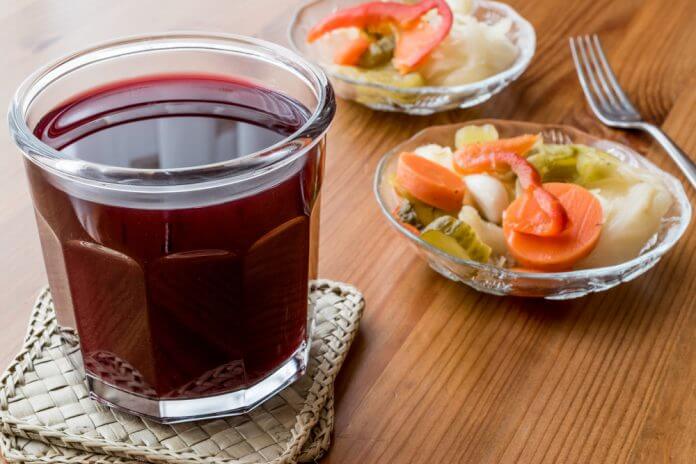 Pickle juice Turkish Streed Food
