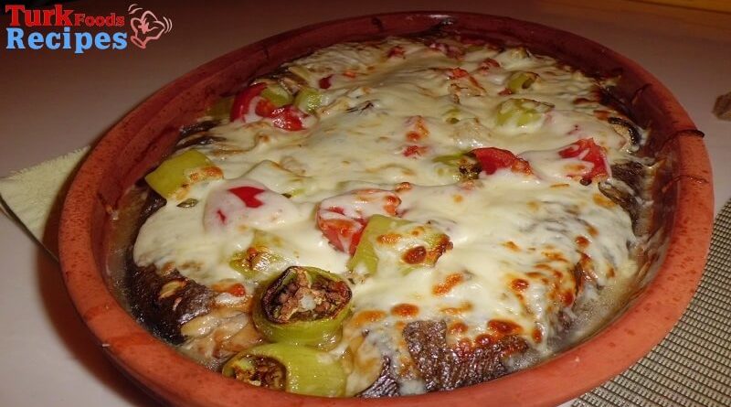 Baked Mushroom and Fish, Turkish Foods Recipes, Easy Foods Recipes, Delicious Foods Recipes