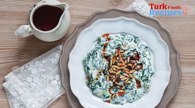 Spinach Borani Recipe, How to make Spinach Borani ? Turkish Food Recipes. Turkish Food Blog