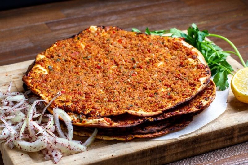 Easy Lahmacun Recipe at Home, How to Make Lahmacun Recipe at Home. Turkish Food Recipes. Turkish Pizza