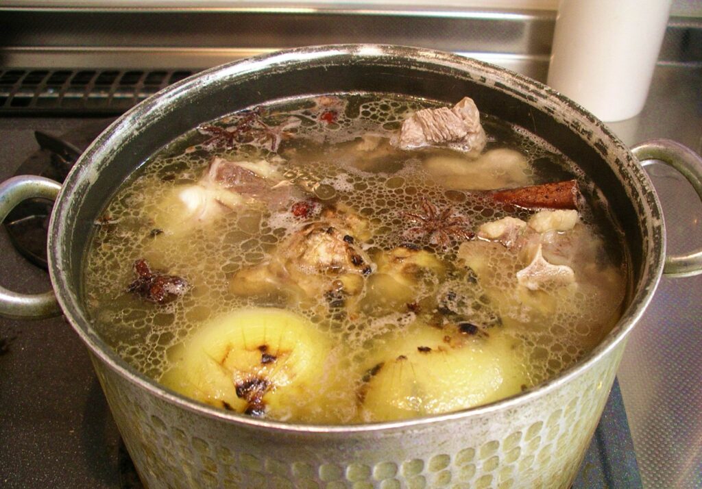 boiled broth. turkish recipes