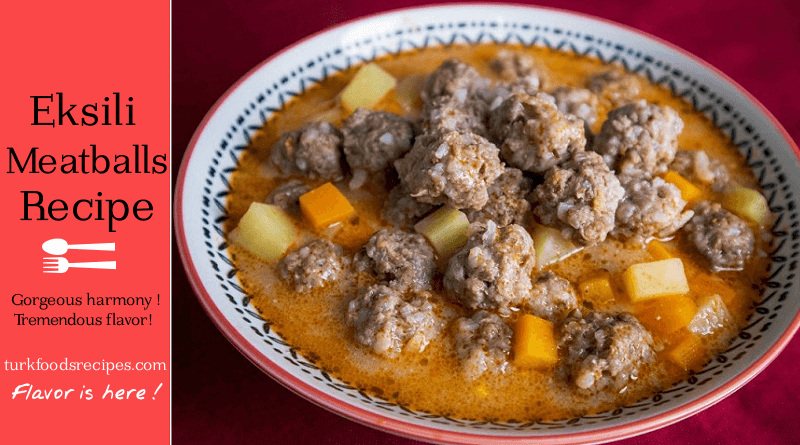 Sour Souce Meatballs,eksili meatballs recipe turkish food recipes