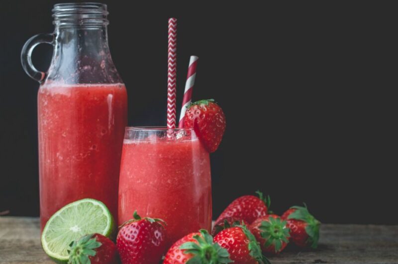 Making Strawberry Juice At Home Step By Step scaled