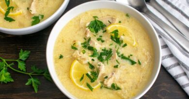 For Healing Intent Chicken Soup with Lemon Recipe