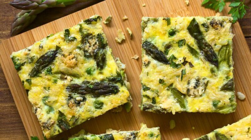 Omelette Recipe with Asparagus in The Oven