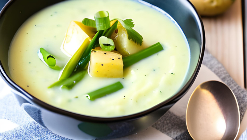  garlic scapes with our delectable "Garlic Scape and Potato Soup Recipe." In this delightful soup, we combine the earthy richness of potatoes with the unique and delicate taste of garlic scapes, creating a symphony of flavors that will warm your heart and tantalize your taste buds.