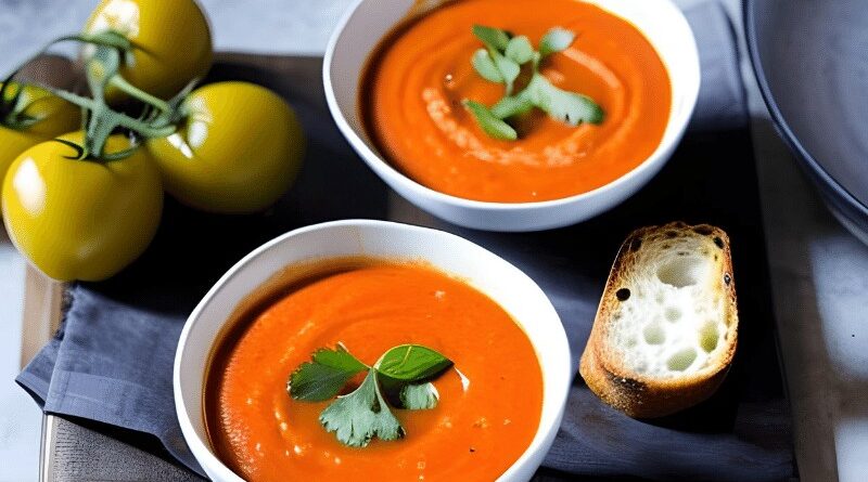 Delicious and Hearty Roasted Tomato Soup Recipe