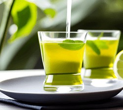 Refreshing Energy Boost Ready to Cool Off with the Green Tea Shot Recipe