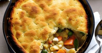 Savory Comfort Try Our Irresistible Chicken Cobbler Recipe